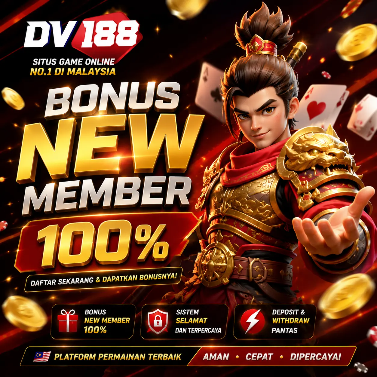 DV188 New Member Bonus